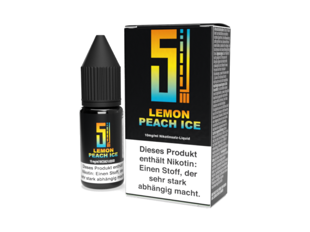 5EL Lemon Peach Ice Nikotinsalz Liquid