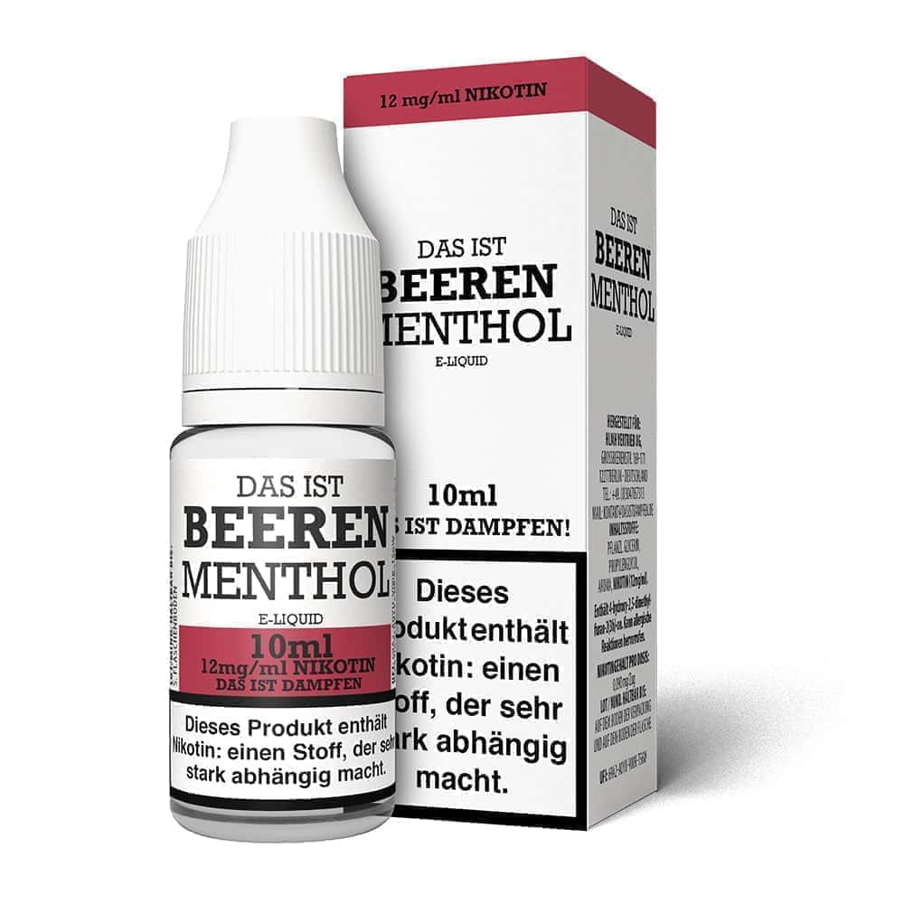 Das ist Dampfen Beeren Menthol Liquid