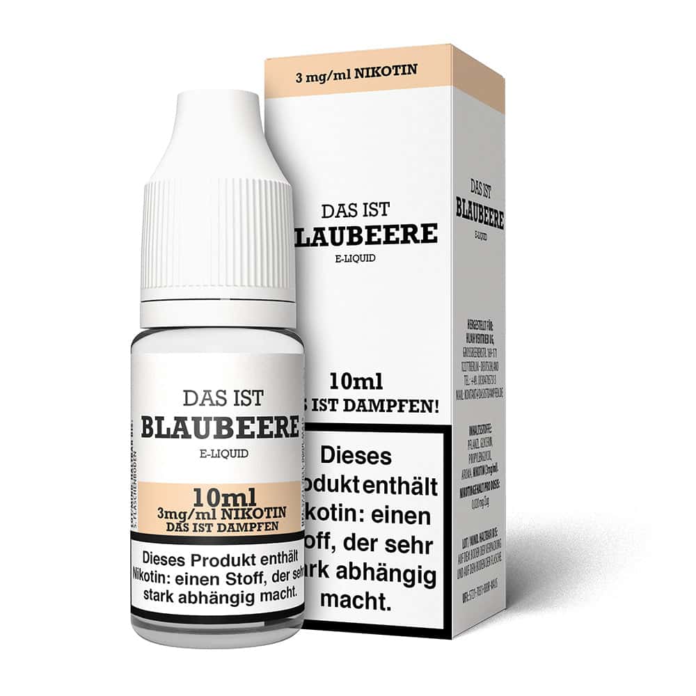 Das ist Dampfen Blaubeere Liquid