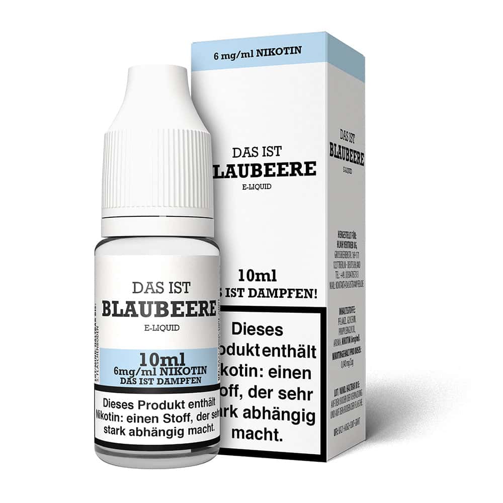 Das ist Dampfen Blaubeere Liquid
