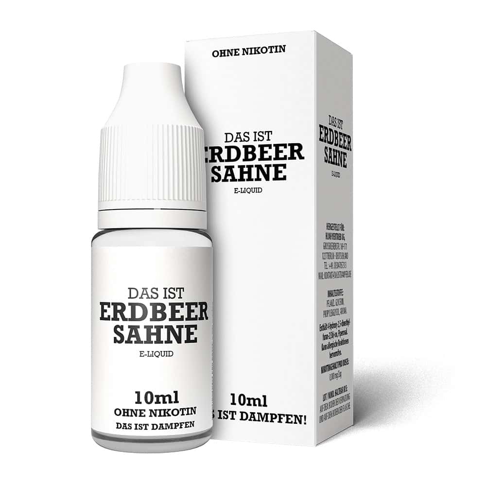 Das ist Dampfen Erdbeere Sahne Liquid