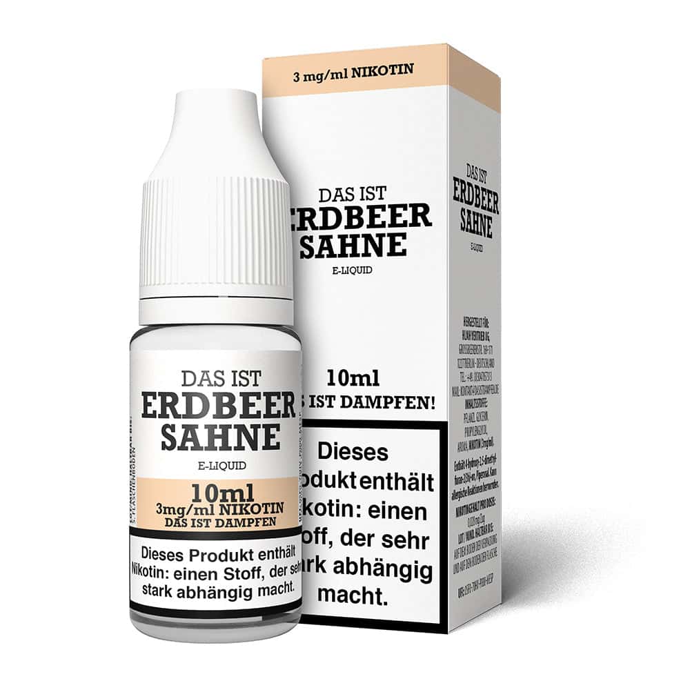 Das ist Dampfen Erdbeere Sahne Liquid