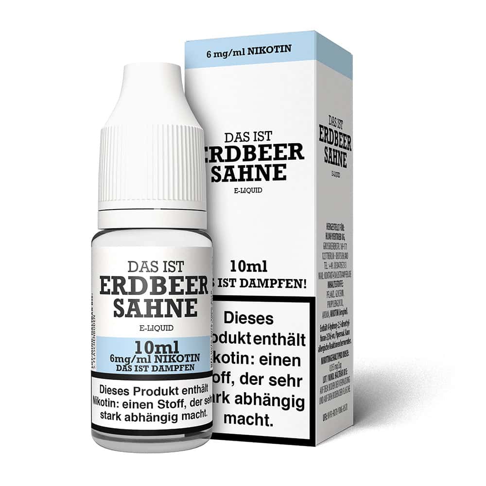 Das ist Dampfen Erdbeere Sahne Liquid