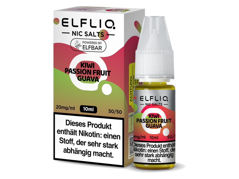 ELFLIQ Kiwi Passion Fruit Guava Nikotinsalz Liquid