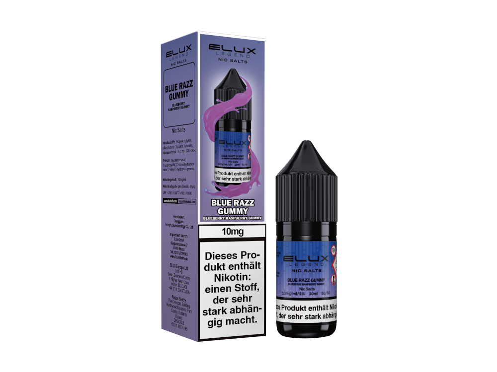 Elux Blue Razz Gummy Nikotinsalz Liquid