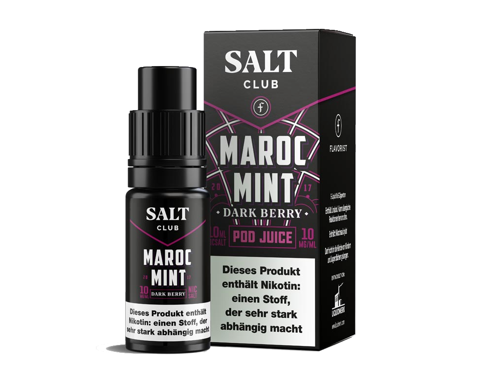 Salt Club Flavorist Maroc Mint Dark Berry Nikotinsalz Liquid