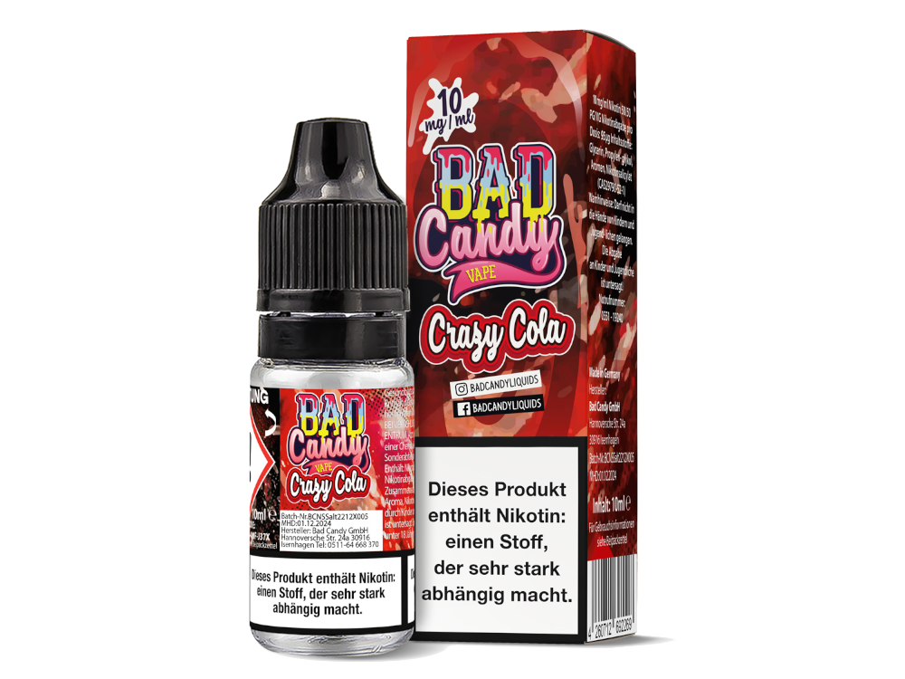 Bad Candy Crazy Cola Nikotinsalz Liquid