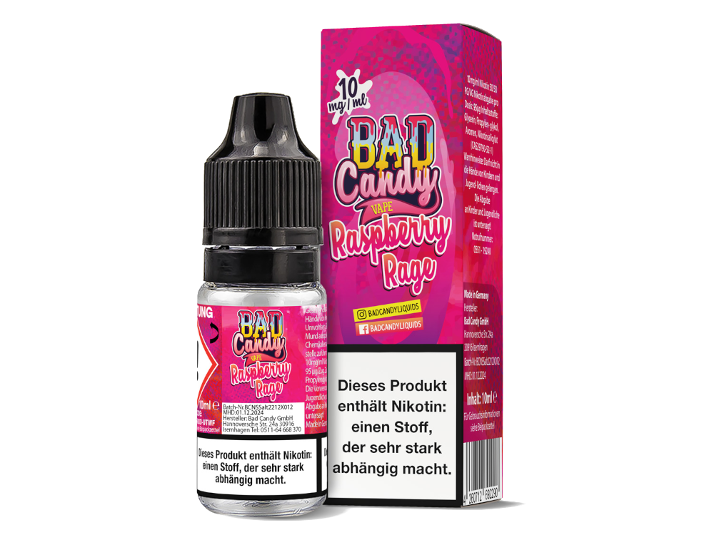 Bad Candy Raspberry Rage Nikotinsalz Liquid