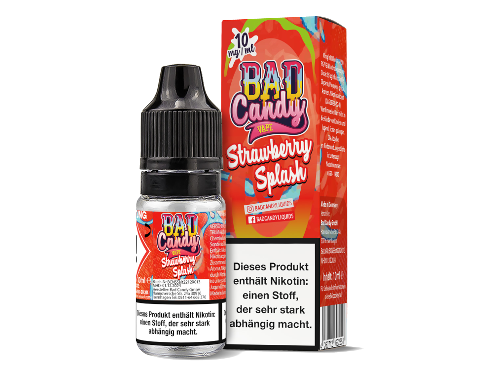 Bad Candy Strawberry Splash Nikotinsalz Liquid