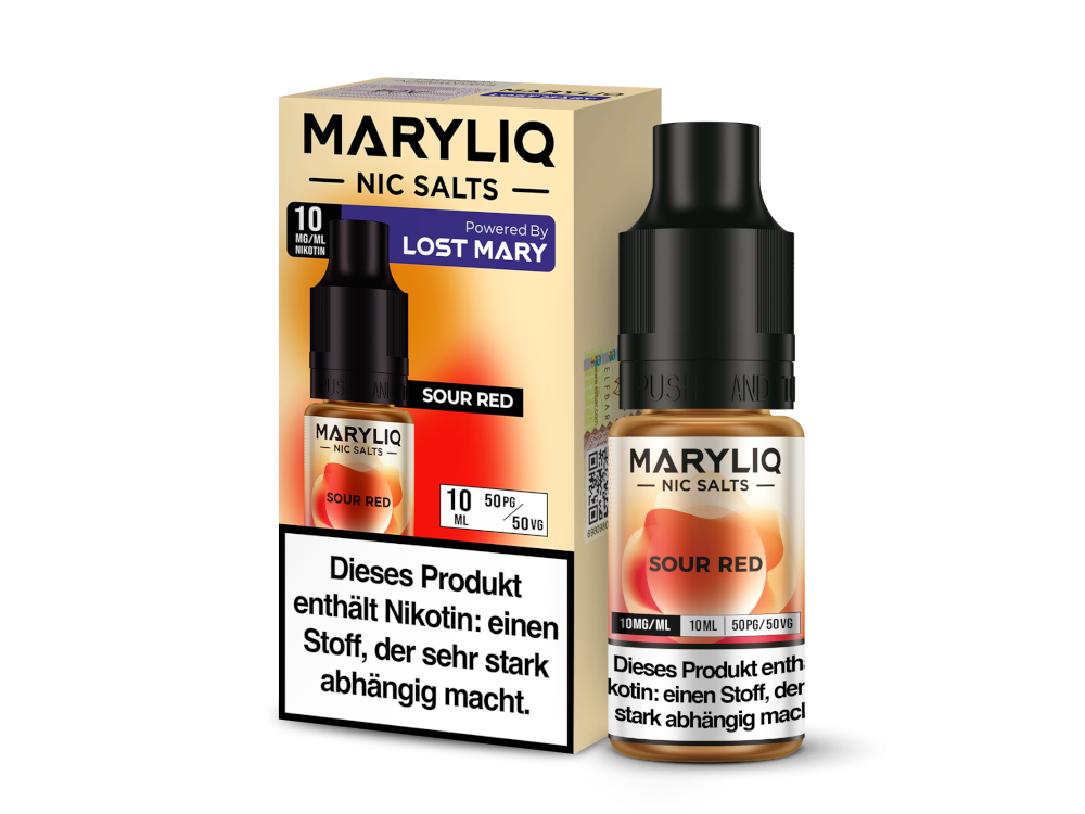 MARYLIQ Sour Red Nikotinsalz Liquid