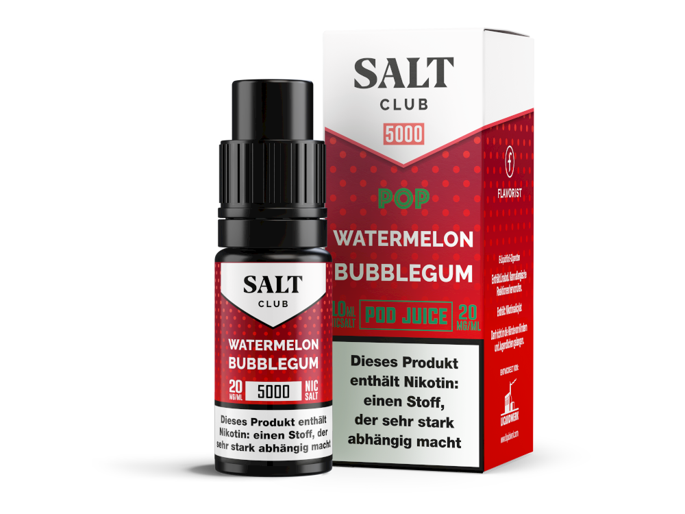 Salt Club 5000 Watermelon Bubblegum Nikotinsalz Liquid