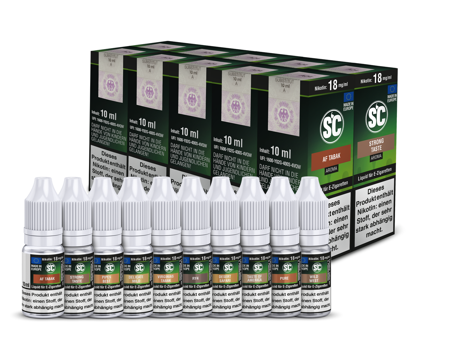 SC Tobacco Liquid Probierbox