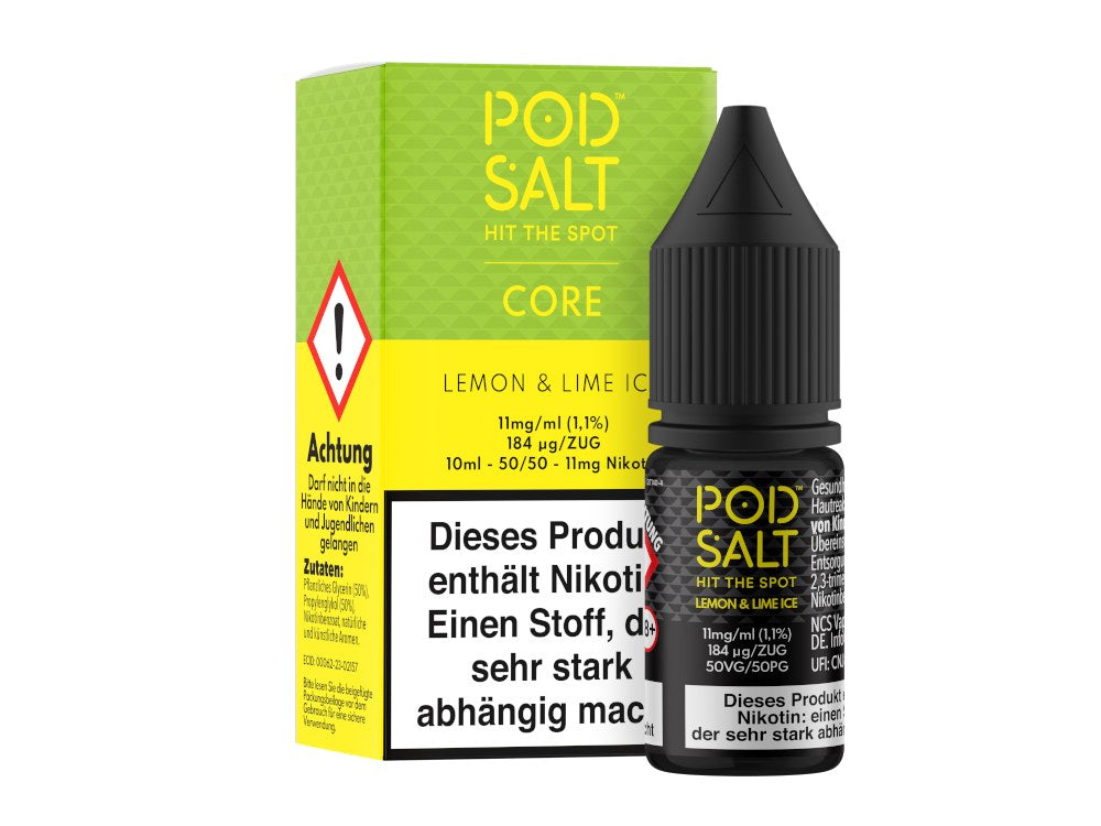 Pod Salt Core Lemon & Lime Ice Nikotinsalz Liquid