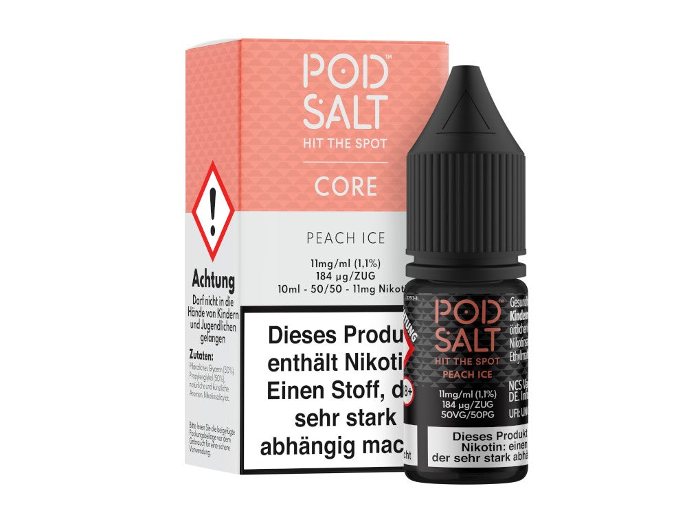 Pod Salt Core Peach Ice Nikotinsalz Liquid