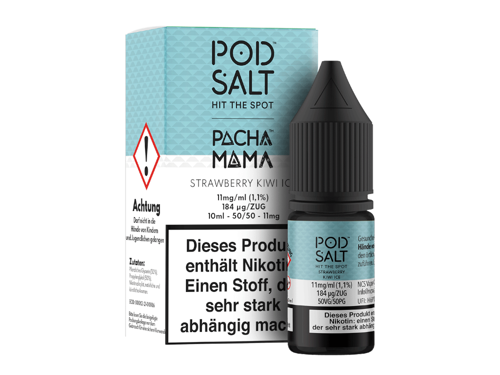 Pod Salt Fusion Strawberry Kiwi Ice Nikotinsalz Liquid