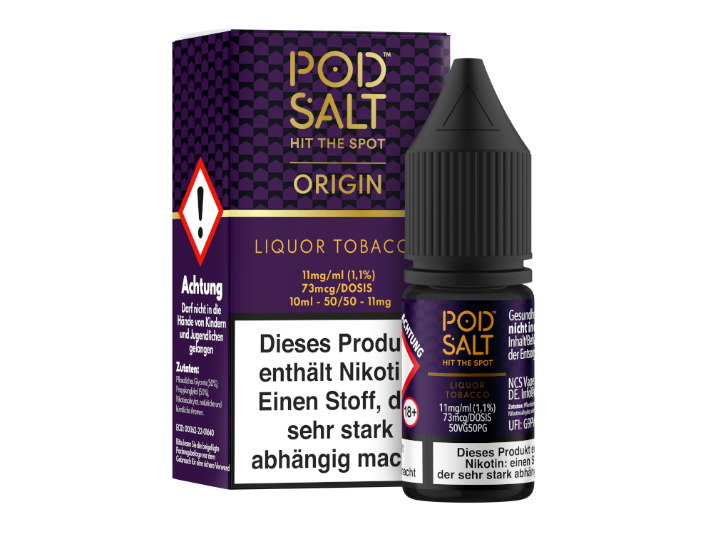 Pod Salt Origin Liquor Tobacco Nikotinsalz Liquid