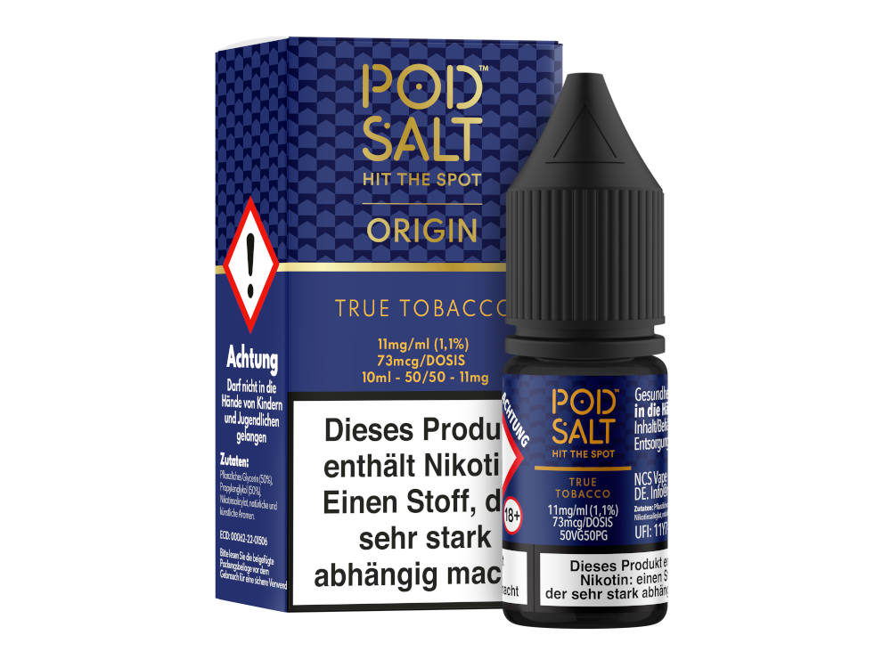 Pod Salt Origin True Tobacco Nikotinsalz Liquid