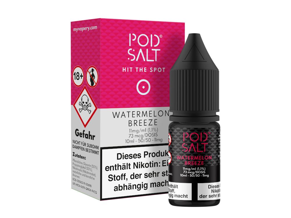 Pod Salt Watermelon Breeze Nikotinsalz Liquid