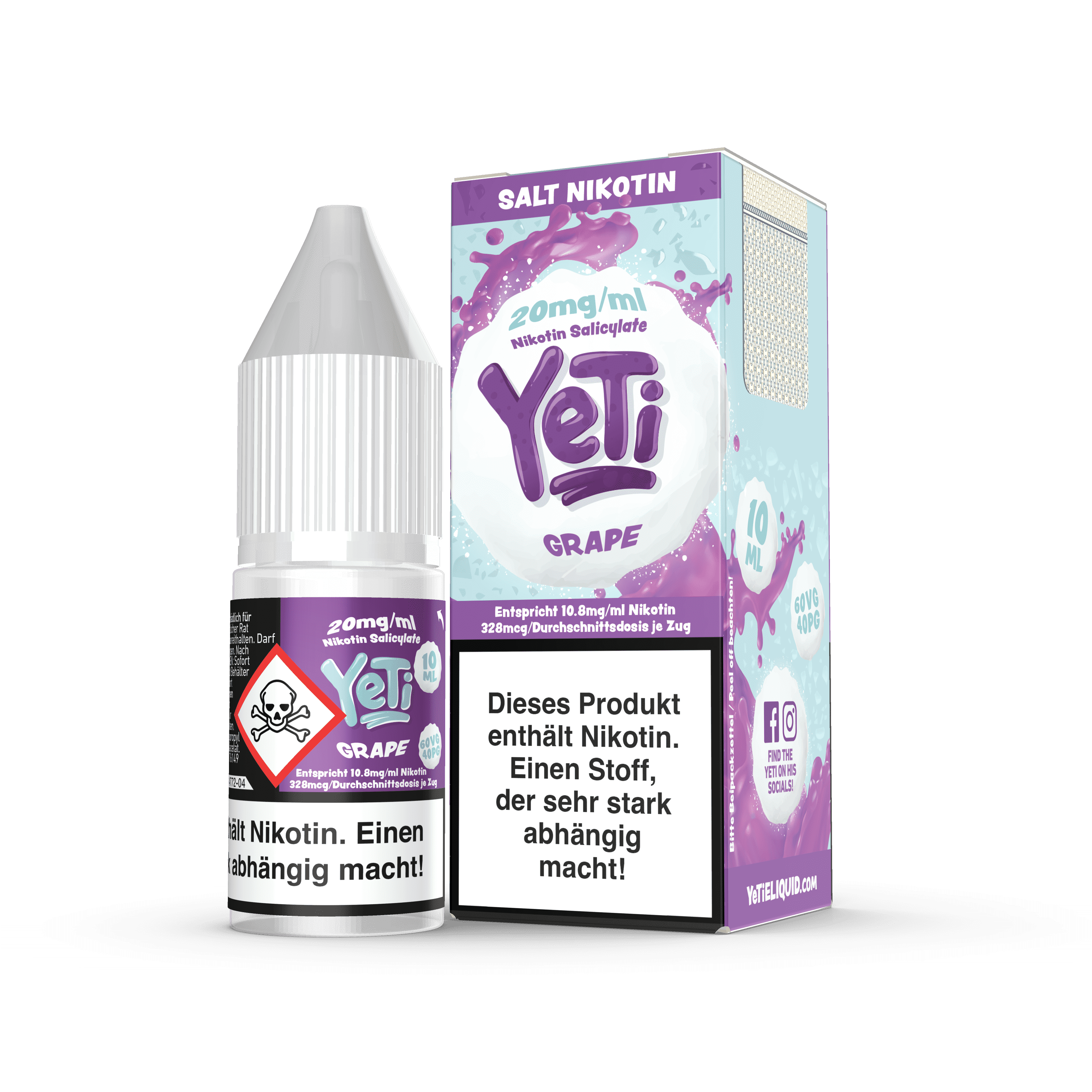 YeTi Grape Nikotinsalz Liquid