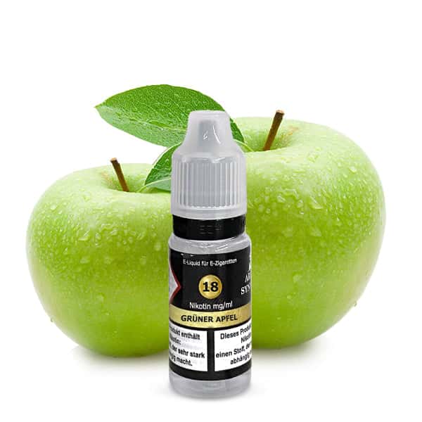 AROMA SYNDIKAT Grüner Apfel Nikotinsalz Liquid 18mg