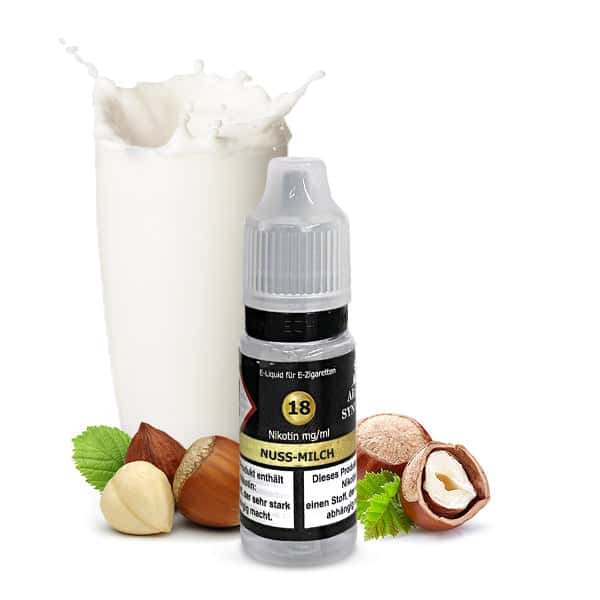 AROMA SYNDIKAT Nuss Milch Nikotinsalz Liquid 18mg