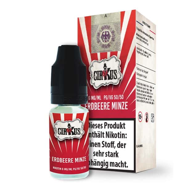 CirKus Erdbeere Minze Liquid