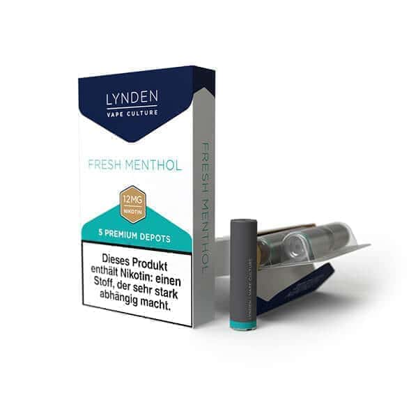 25er-Vorratspack LYNDEN Premium Depots Fresh Menthol mit 125 Depots