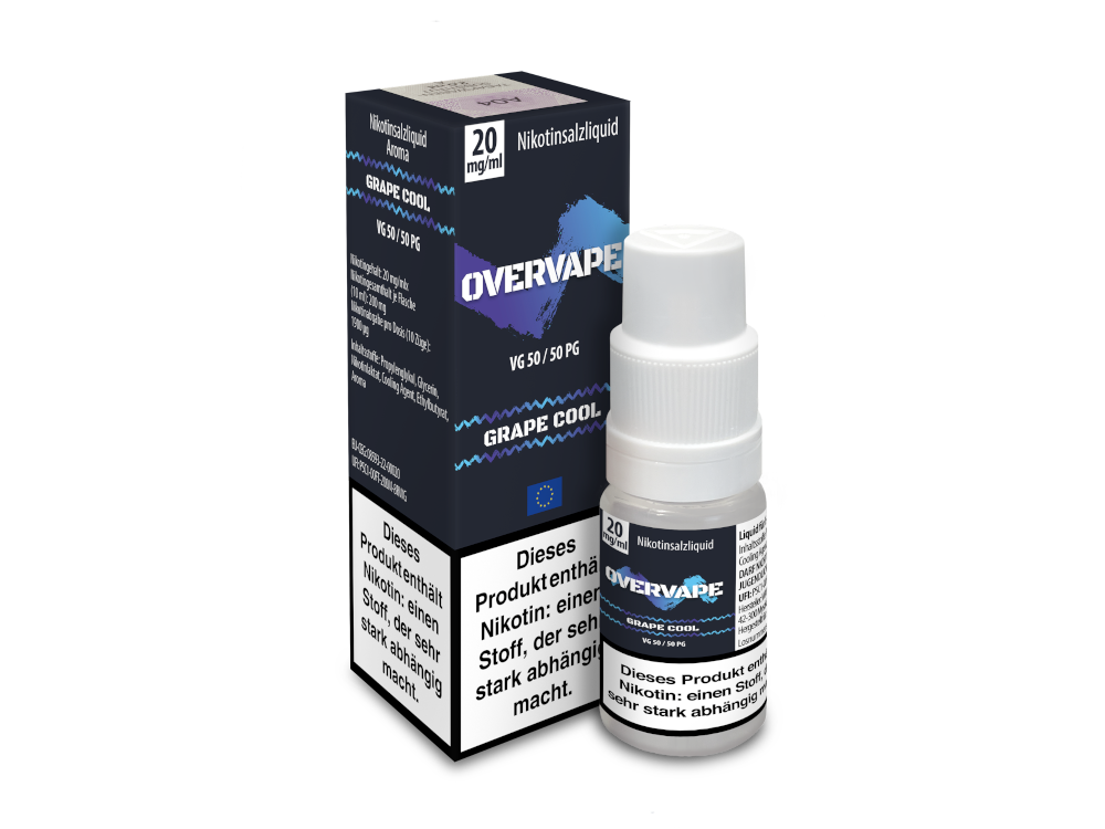 Overvape Grape Cool Nikotinsalz Liquid 20mg
