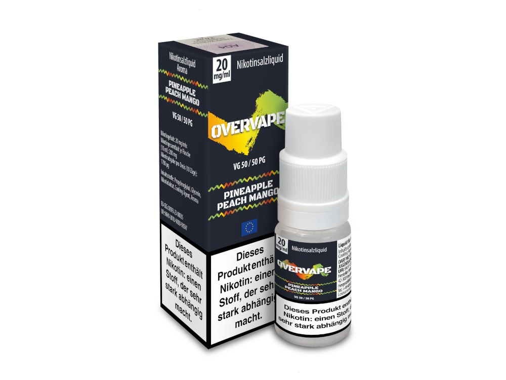 Overvape Pineapple Peach Mango Nikotinsalz Liquid 20mg