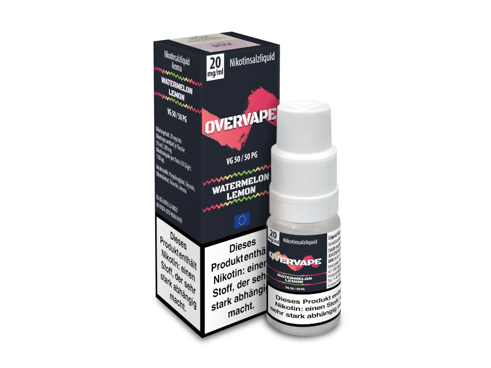 Overvape Watermelon Lemon Nikotinsalz Liquid 20mg
