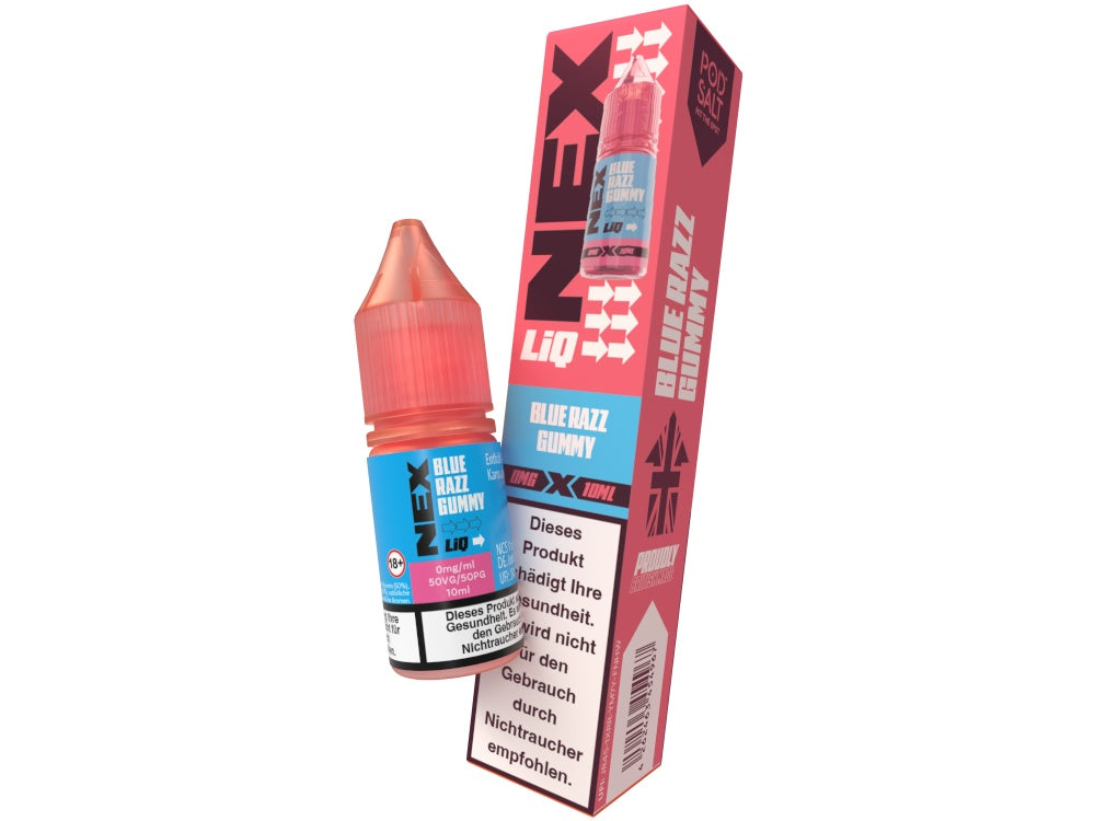 Pod Salt NexLiq Blue Razz Gummy Nikotinsalz Liquid