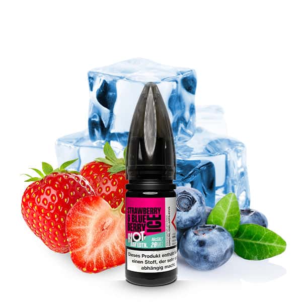 Riot Squad BAR EDTN Strawberry Blueberry Ice 10ml Nikotinsalz Liquid