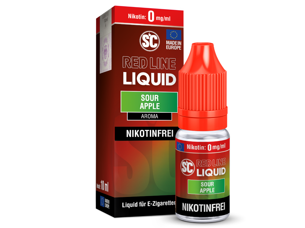 SC Red Line Sour Apple Nikotinsalz Liquid