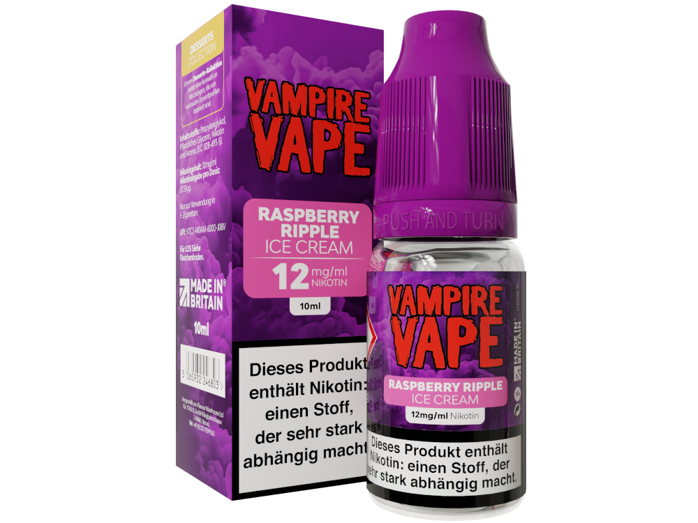 Vampire Vape Dessert Collection Raspberry Ripple Ice Cream Liquid