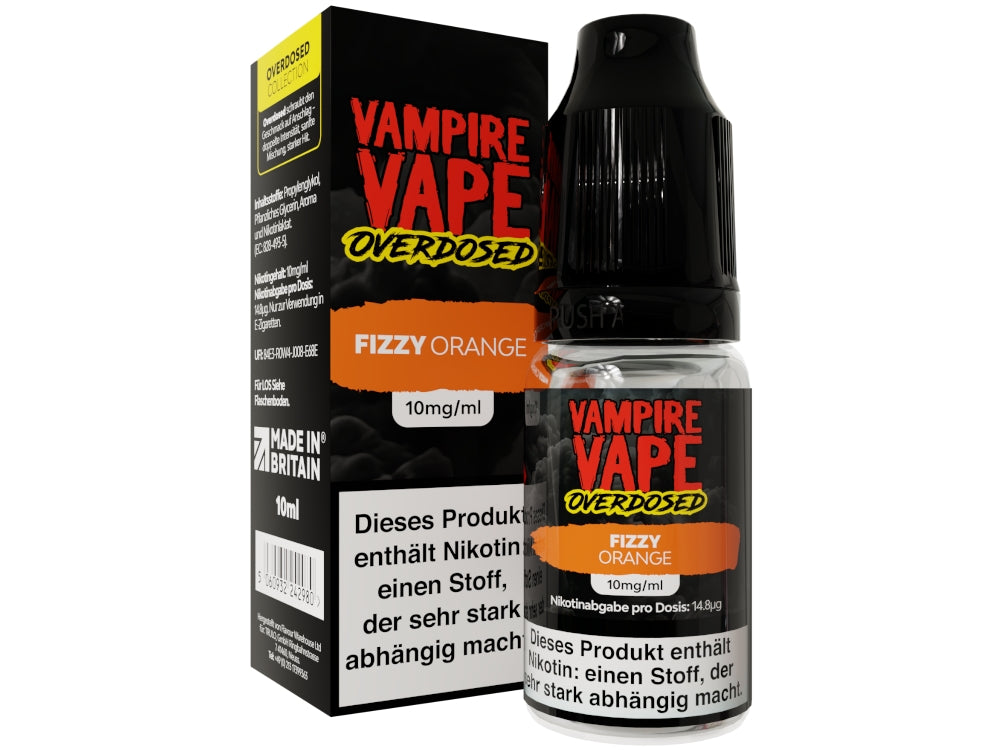 Vampire Vape Fizzy Orange Overdosed Nikotinsalz Liquid
