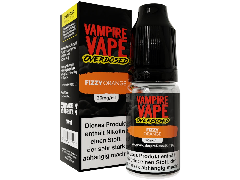 Vampire Vape Fizzy Orange Overdosed Nikotinsalz Liquid