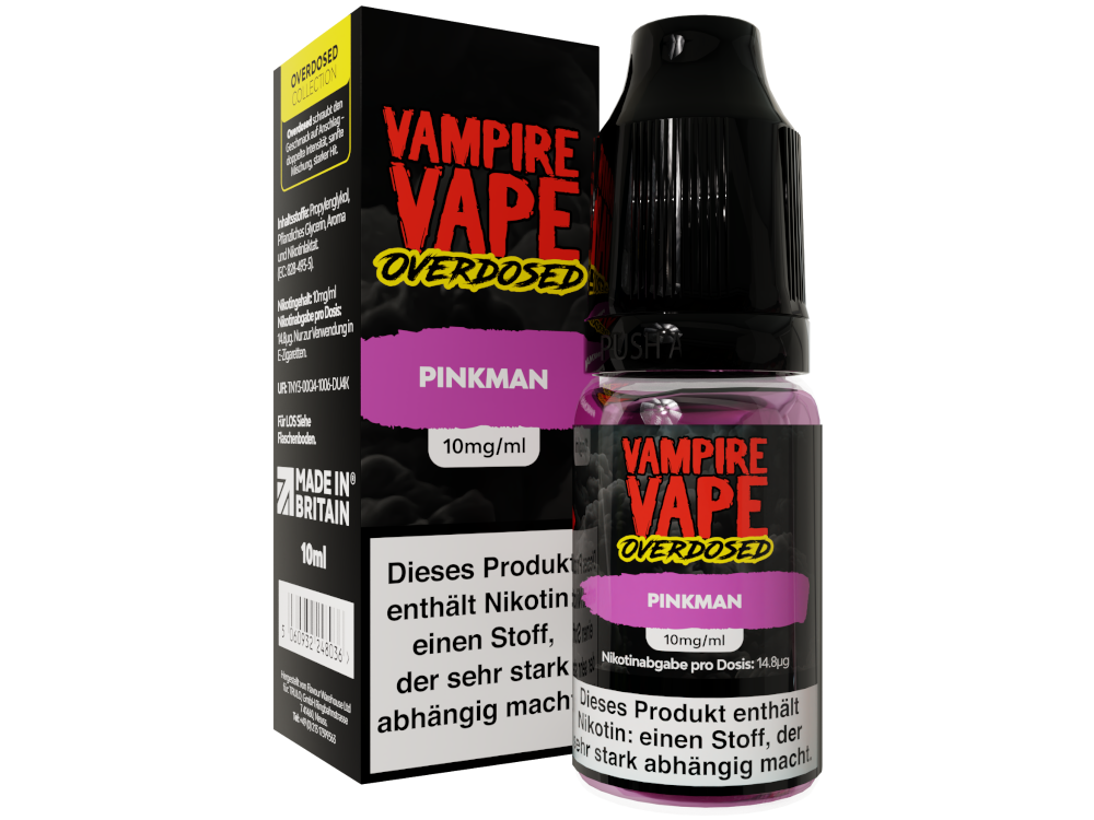Vampire Vape Overdosed Pinkman Nikotinsalz Liquid
