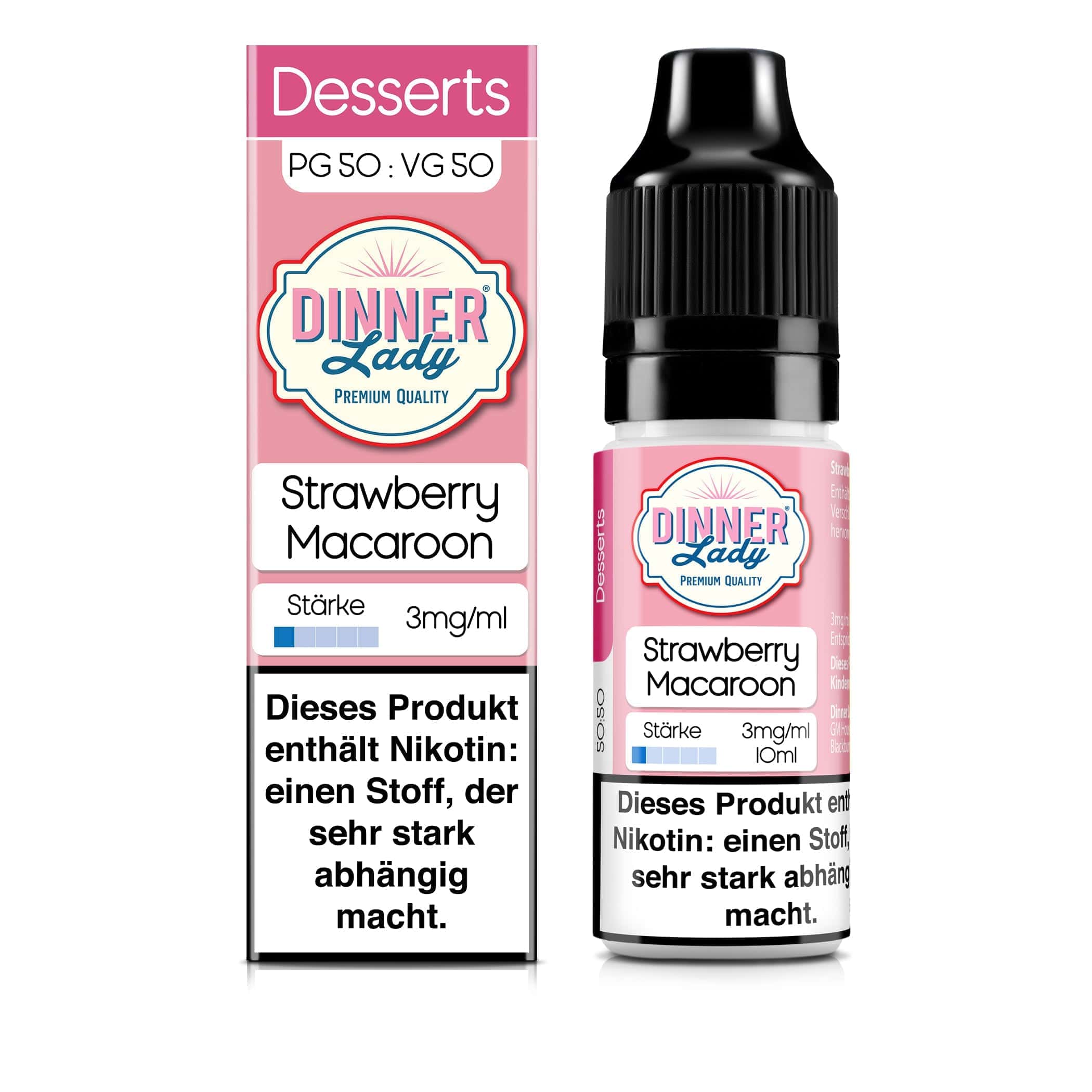 Dinner Lady Strawberry Macaroon Liquid