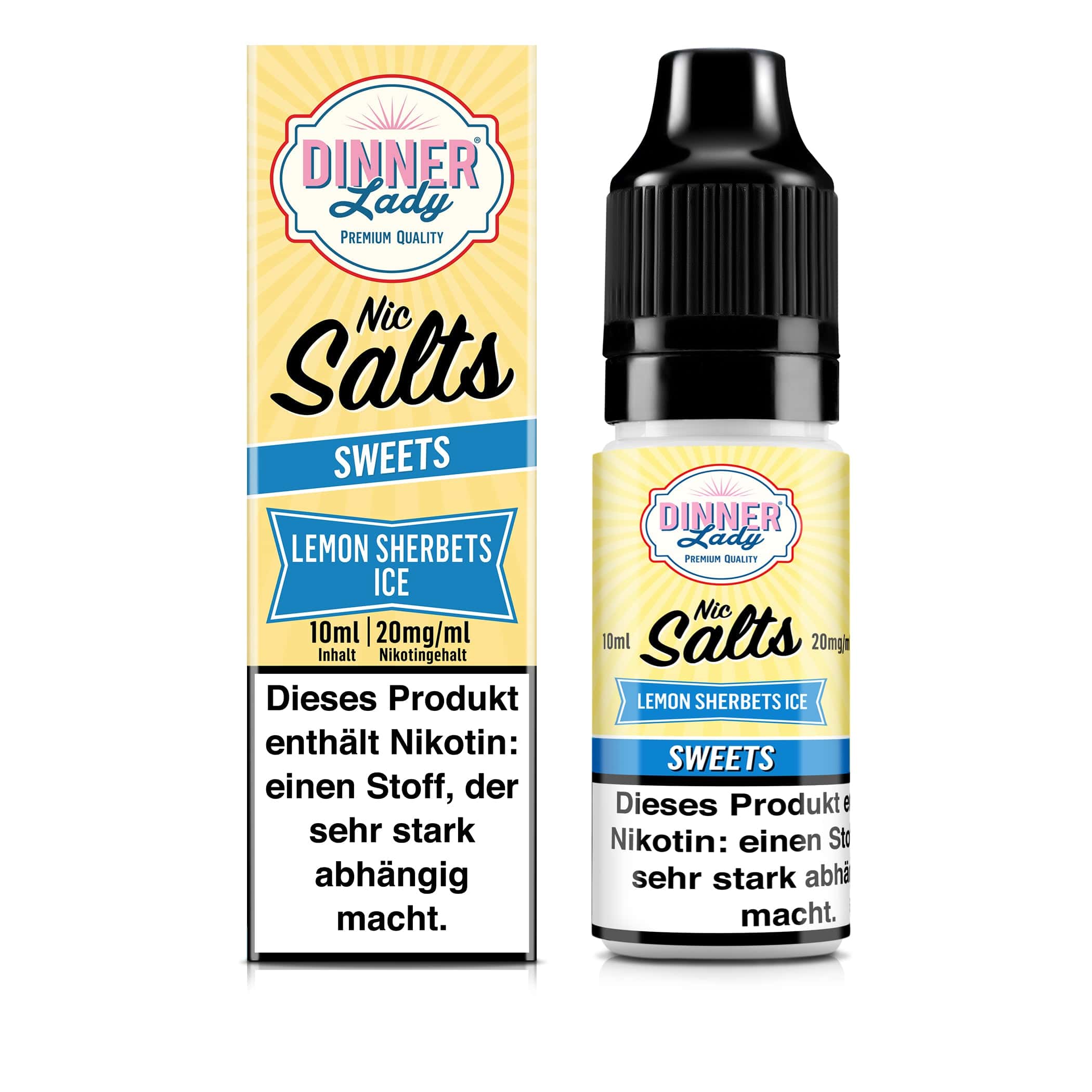 Dinner Lady Lemon Sherbets Ice Nikotinsalz Liquid