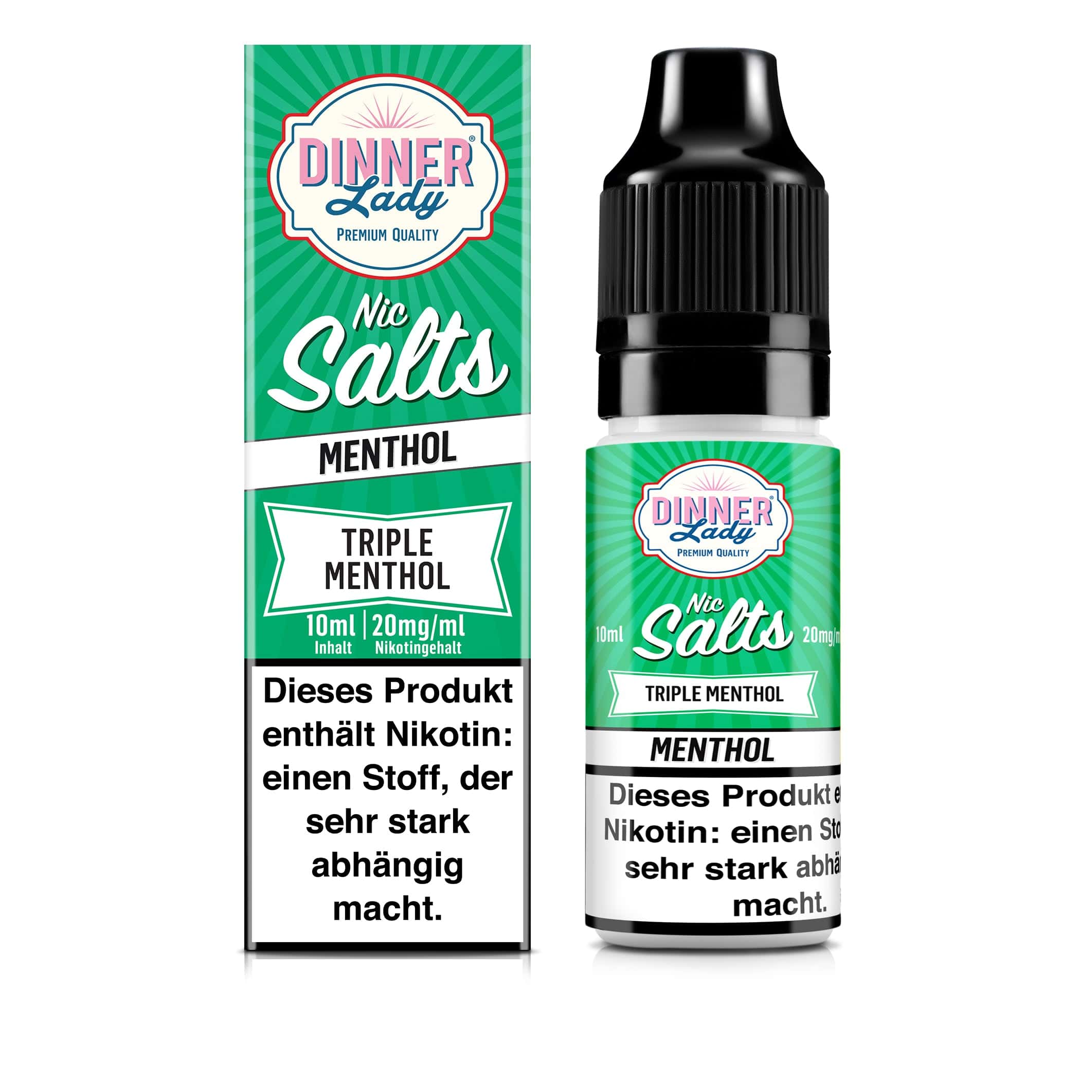 Dinner Lady Triple Menthol Nikotinsalz Liquid