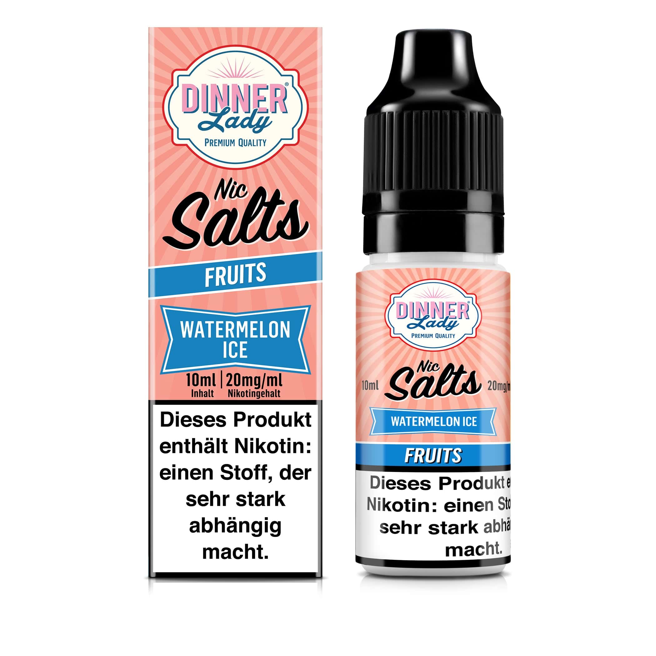 Dinner Lady Watermelon Ice Nikotinsalz Liquid