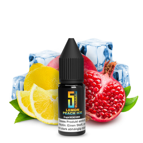 5 EL Lemon Peach Ice Nikotinsalz Liquid