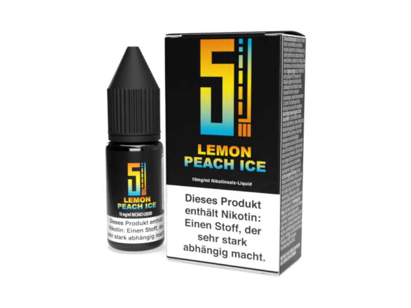 5EL Lemon Peach Ice Nikotinsalz Liquid