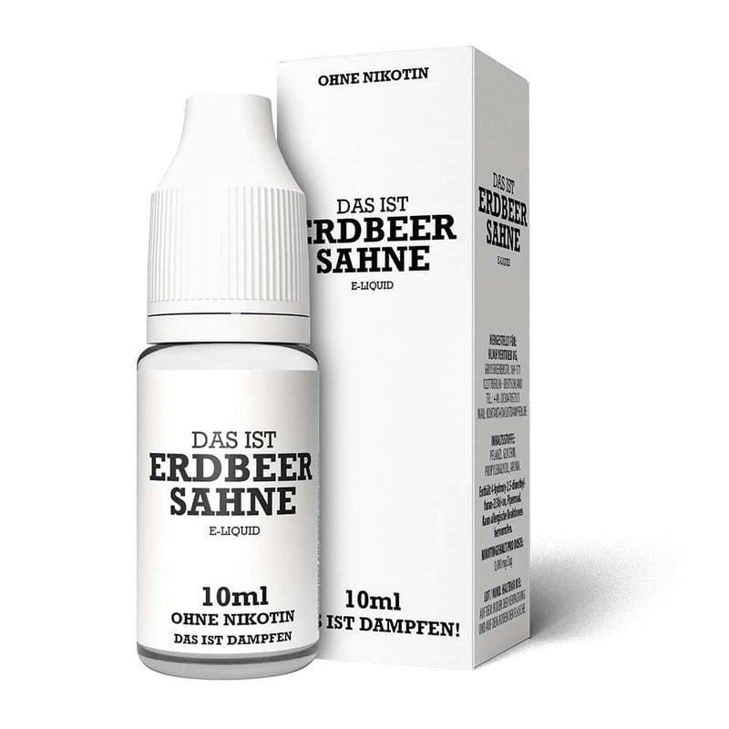 Das ist Dampfen Erdbeere Sahne Liquid 10ml