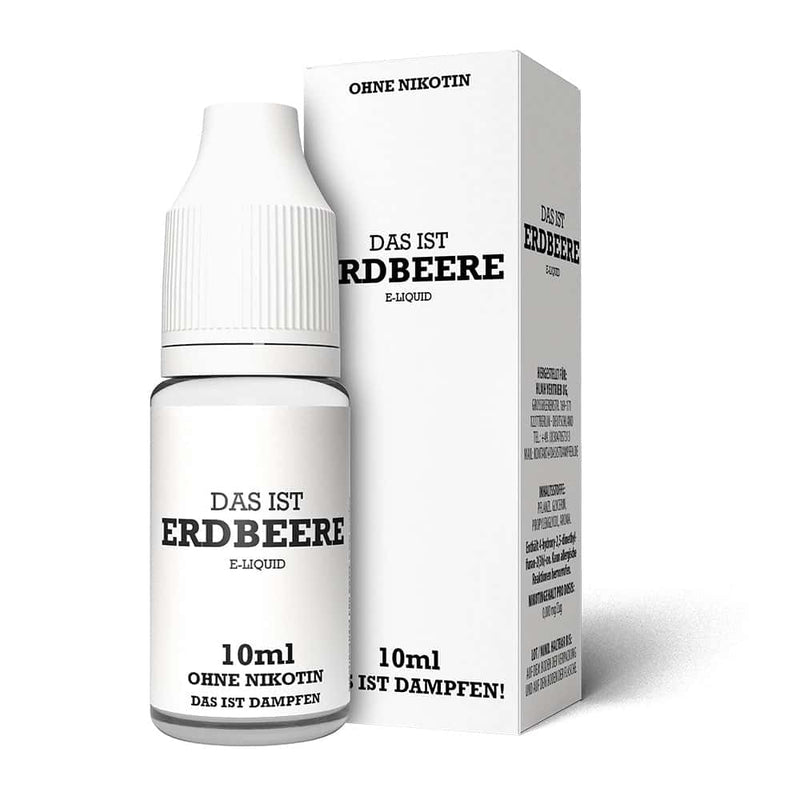 Das ist Dampfen Erdbeere Liquid 10ml