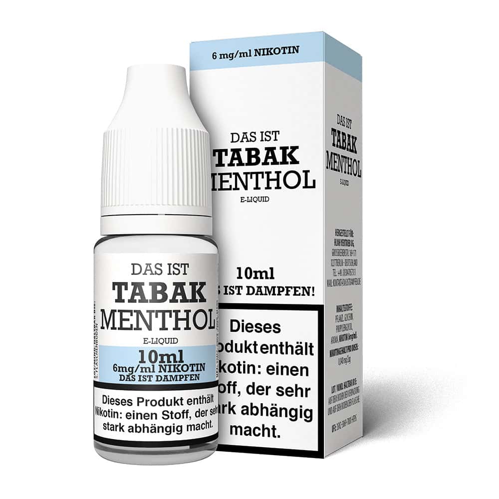 Das ist Dampfen Tabak Menthol Liquid jetzt gnstig kaufen! Das ist Dampfen Tabak Menthol Liquid jetzt gnstig kaufen!