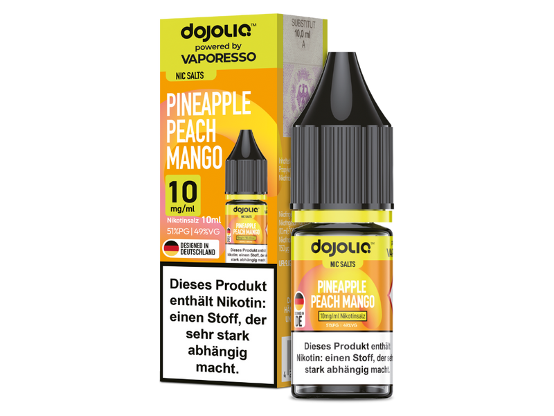 Dojoliq Pineapple Peach Mango Nikotinsalz Liquid