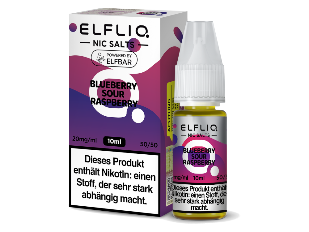 ELFLIQ Blueberry Sour Raspberry Nikotinsalz Liquid