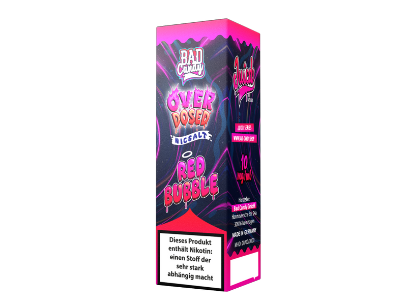 Bad Candy Juicd Red Bubble Nikotinsalz Liquid