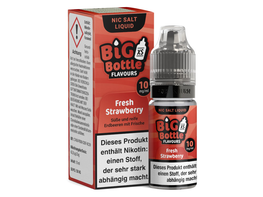 Big Bottle Fresh Strawberry Nikotinsalz Liquid